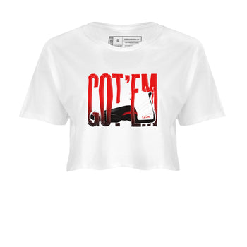 12s Taxi Flip shirts to match jordans Wiggling Gotem sneaker match tees Air Jordan 12 Taxi Flip SNRT Sneaker Tees streetwear brand White 2 crop tee
