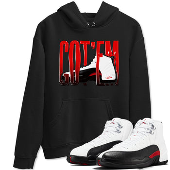 12s Taxi Flip shirts to match jordans Wiggling Gotem sneaker match tees Air Jordan 12 Taxi Flip SNRT Sneaker Tees streetwear brand Black 1 unisex cotton tee