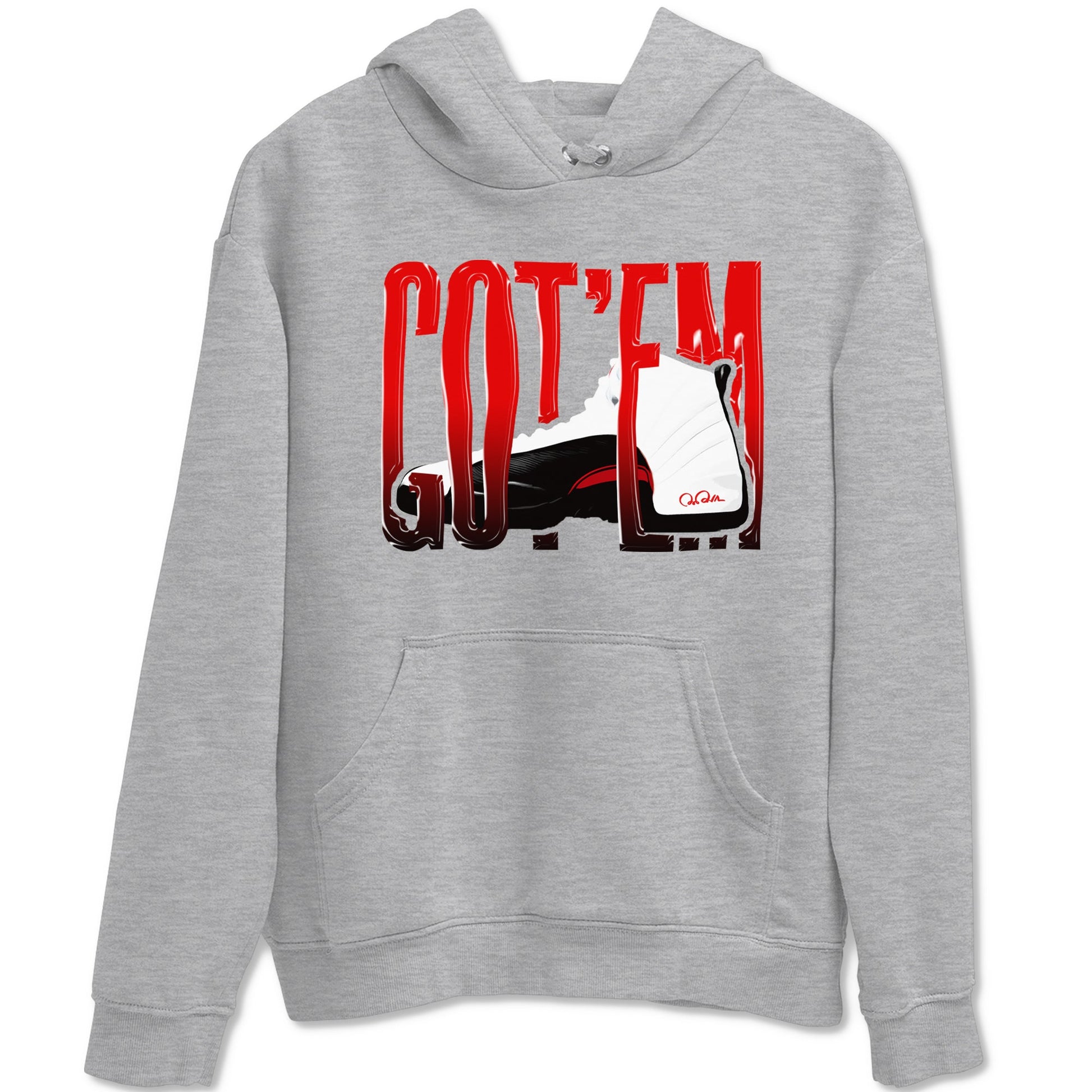12s Taxi Flip shirts to match jordans Wiggling Gotem sneaker match tees Air Jordan 12 Taxi Flip SNRT Sneaker Tees streetwear brand Heather Grey 2 unisex cotton tee