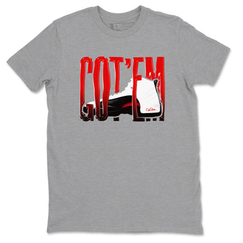 12s Taxi Flip shirts to match jordans Wiggling Gotem sneaker match tees Air Jordan 12 Taxi Flip SNRT Sneaker Tees streetwear brand Heather Grey 2 unisex cotton tee