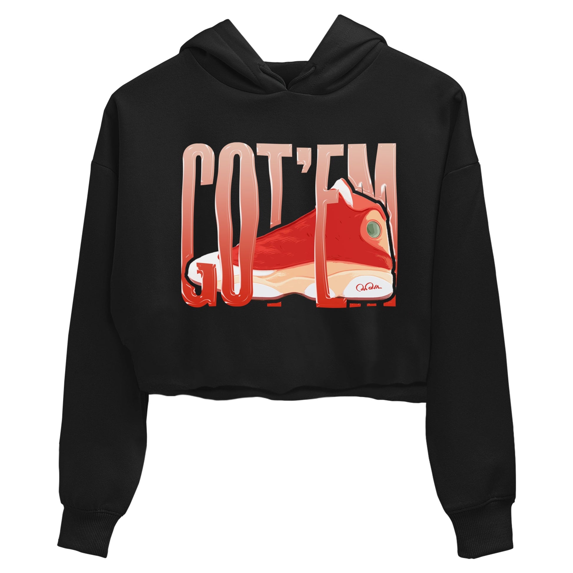 13s Dune Red shirts to match jordans Wiggling Gotem sneaker match tees Air Jordan 13 Dune Red SNRT Sneaker Tees streetwear brand Black 2 crop tee