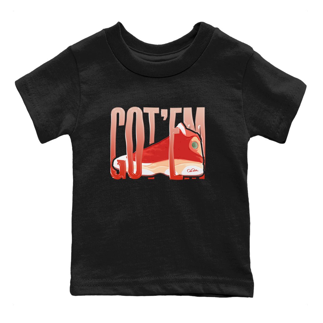 13s Dune Red shirts to match jordans Wiggling Gotem sneaker match tees Air Jordan 13 Dune Red SNRT Sneaker Tees streetwear brand Baby and Youth Black 2 cotton tee