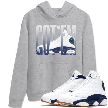 13s Midnight Navy shirts to match jordans Wiggling Gotem sneaker match tees Air Jordan 13 Midnight Navy match shoes to clothes SNRT Sneaker Tees unisex cotton Heather Grey 1 shirts