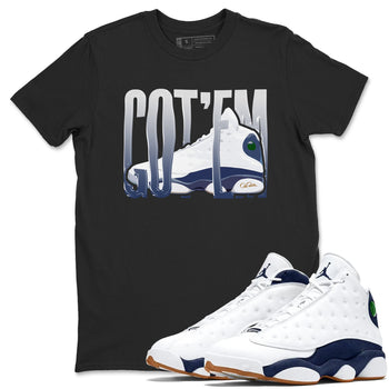 13s Midnight Navy shirts to match jordans Wiggling Gotem sneaker match tees Air Jordan 13 Midnight Navy match shoes to clothes SNRT Sneaker Tees unisex cotton Black 1 shirts