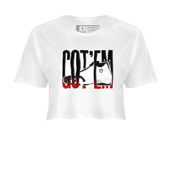 14s Black Toe shirts to match jordans Wiggling Gotem graphic tees Air Jordan 14 Black Toe t shirts to match sneakers SNRT Sneaker Tees unisex cotton White 2 crop tee