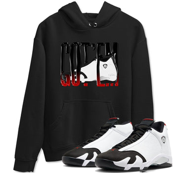 14s Black Toe shirts to match jordans Wiggling Gotem graphic tees Air Jordan 14 Black Toe t shirts to match sneakers SNRT Sneaker Tees unisex cotton Black 1 shirts
