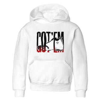 14s Black Toe shirts to match jordans Wiggling Gotem graphic tees Air Jordan 14 Black Toe t shirts to match sneakers SNRT Sneaker Tees Youth Baby White 2 tee