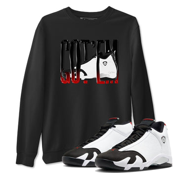 14s Black Toe shirts to match jordans Wiggling Gotem graphic tees Air Jordan 14 Black Toe t shirts to match sneakers SNRT Sneaker Tees unisex cotton Black 1 shirts