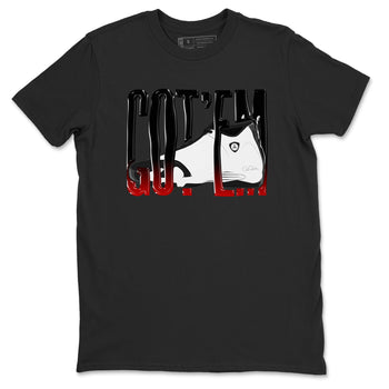 14s Black Toe shirts to match jordans Wiggling Gotem graphic tees Air Jordan 14 Black Toe t shirts to match sneakers SNRT Sneaker Tees unisex cotton Black 2 shirts