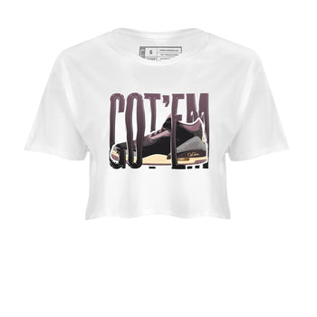 3s A Ma Maniere x Black shirts to match jordans Wiggling Gotem sneaker match tees A Ma Maniere x Air Jordan 3 _hile You Were Sleeping_neaker Release Tees unisex cotton White 2 Crop Shirts