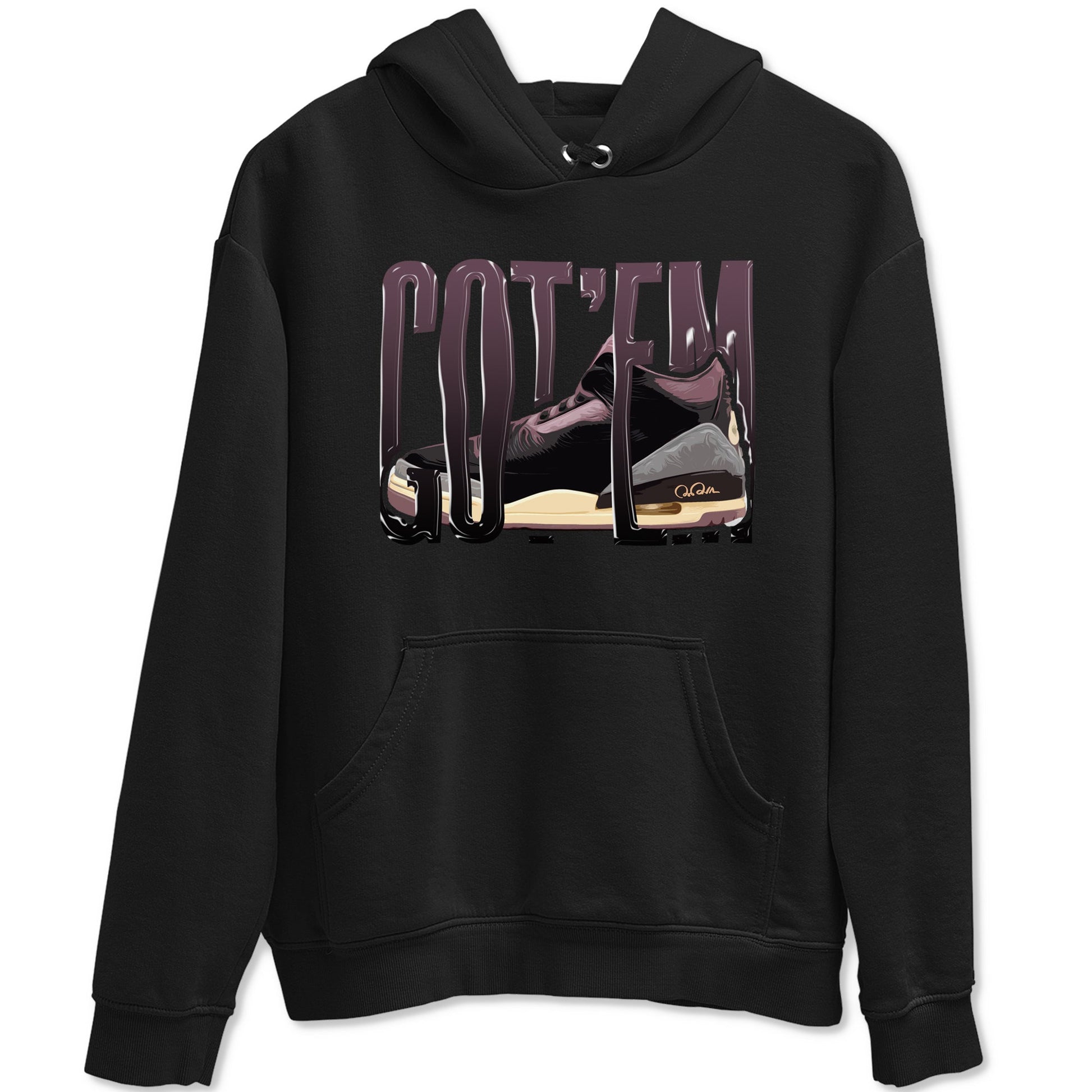 3s A Ma Maniere x Black shirts to match jordans Wiggling Gotem sneaker match tees A Ma Maniere x Air Jordan 3 _hile You Were Sleeping_neaker Release Tees unisex cotton Black 2 crew neck shirts