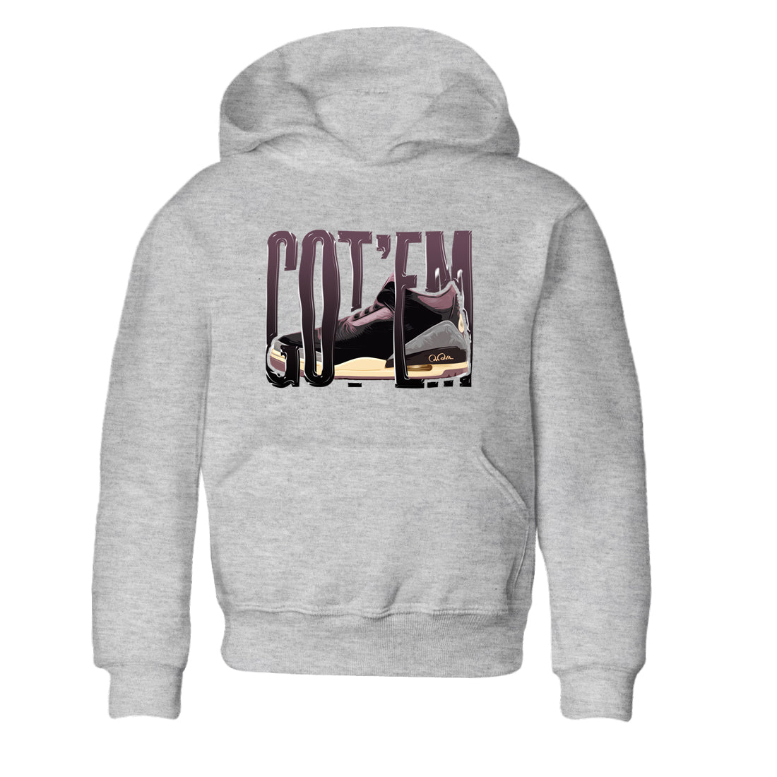 3s A Ma Maniere x Black shirts to match jordans Wiggling Gotem sneaker match tees A Ma Maniere x Air Jordan 3 _hile You Were Sleeping_neaker Release Tees Youth Baby Heather Grey 2 crew neck shirts
