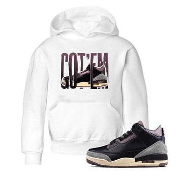 3s A Ma Maniere x Black shirts to match jordans Wiggling Gotem sneaker match tees A Ma Maniere x Air Jordan 3 _hile You Were Sleeping_neaker Release Tees Youth Baby White 1 crew neck shirts