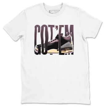 3s A Ma Maniere x Black shirts to match jordans Wiggling Gotem sneaker match tees A Ma Maniere x Air Jordan 3 _hile You Were Sleeping_neaker Release Tees unisex cotton White 2 crew neck shirts