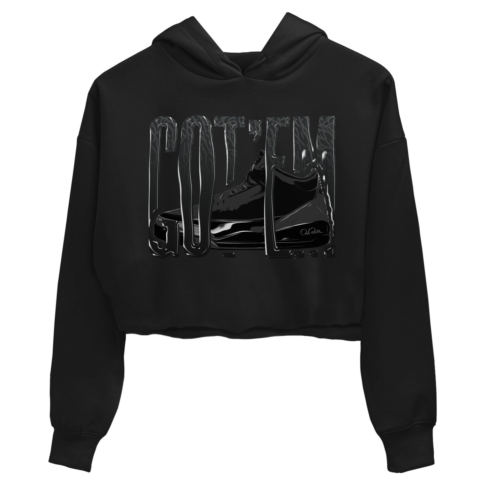 Air Jordan 3 Black Cat shirts to match jordans Wiggling Gotem sneaker tees 3s Retro Black Cat best t-shirts to wear with jordans SNRT Sneaker Tees unisex cotton Black 2 crop tee