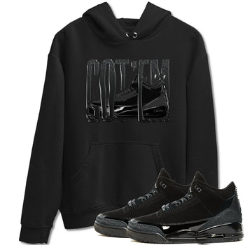 Air Jordan 3 Black Cat shirts to match jordans Wiggling Gotem sneaker tees 3s Retro Black Cat best t-shirts to wear with jordans SNRT Sneaker Tees unisex cotton Black 1 shirts