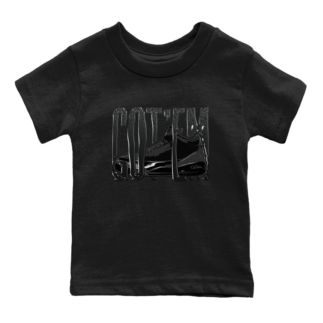 Air Jordan 3 Black Cat shirts to match jordans Wiggling Gotem sneaker tees 3s Retro Black Cat best t-shirts to wear with jordans SNRT Sneaker Tees Youth Baby Black 2 tee