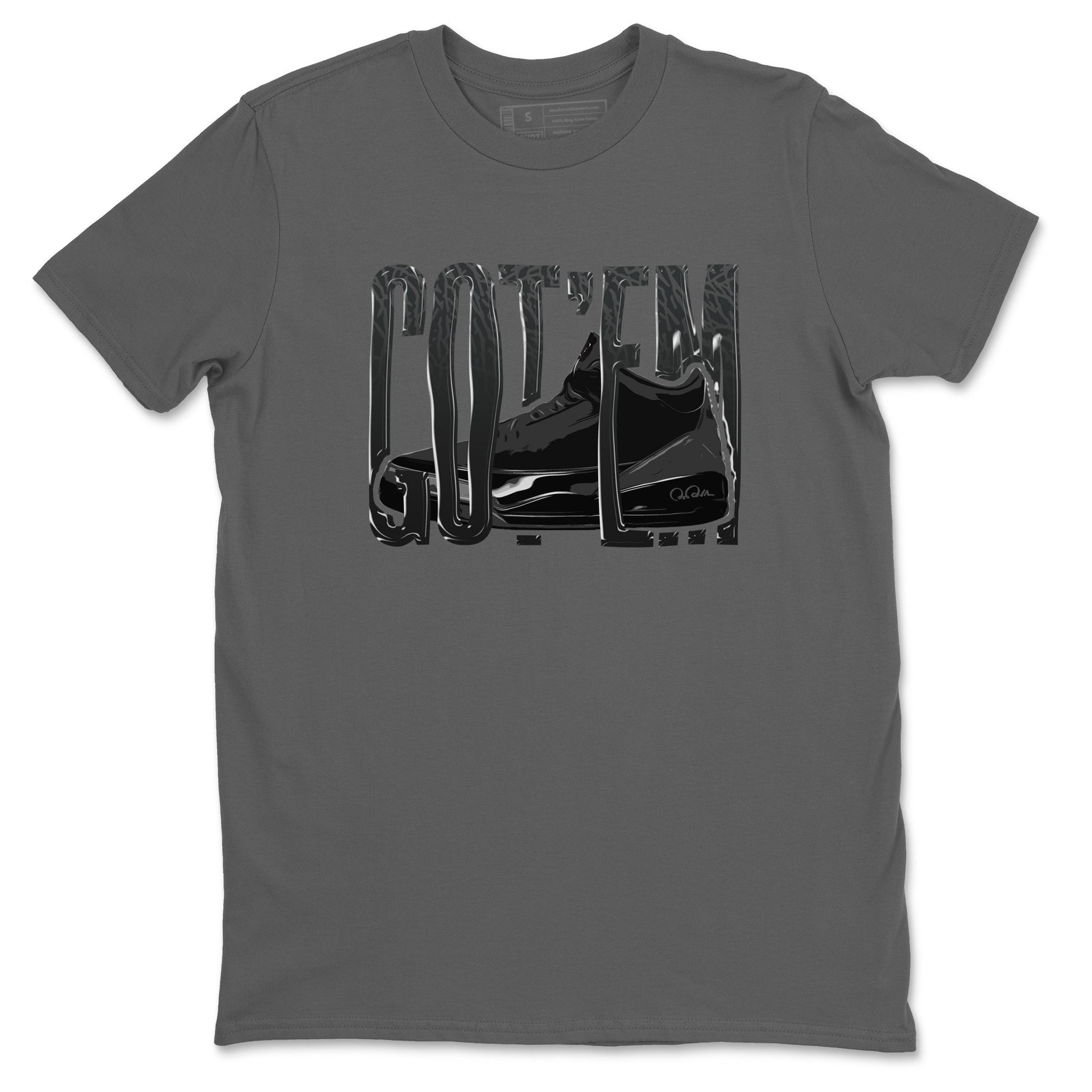 Air Jordan 3 Black Cat shirts to match jordans Wiggling Gotem sneaker tees 3s Retro Black Cat best t-shirts to wear with jordans SNRT Sneaker Tees unisex cotton Cool Grey 2 shirts