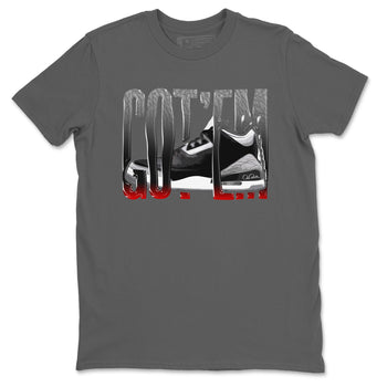 3s Black Cement shirts to match jordans Wiggling Gotem sneaker match tees Air Jordan 3 Black Cement match shoes to clothes SNRT Sneaker Tees unisex cotton Cool Grey 2 shirts