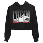 3s Cement Grey shirts to match jordans Wiggling Gotem sneaker match tees Air Jordan 3 Cement Grey SNRT Sneaker Release Tees unisex cotton Black 2 Crop Shirts