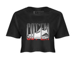 3s Cement Grey shirts to match jordans Wiggling Gotem sneaker match tees Air Jordan 3 Cement Grey SNRT Sneaker Release Tees unisex cotton Black 2 Crop Shirts