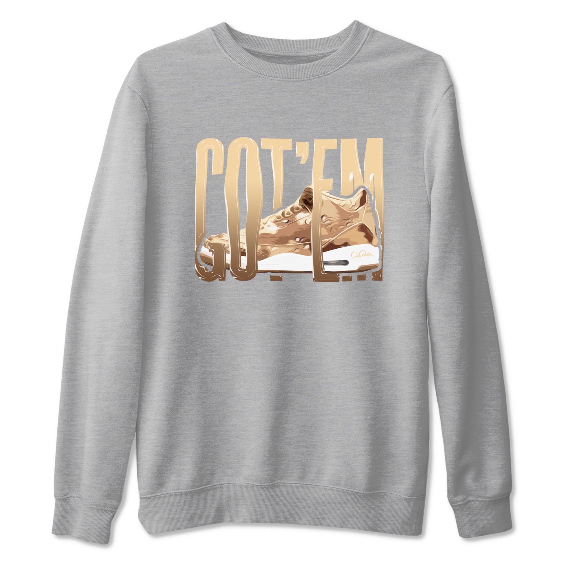 AJ3 Desert Camo shirts to match jordans Wiggling Gotem sneaker match tees Air Jordan 3 Desert Camo SNRT Sneaker Tees streetwear brand Heather Grey 2 unisex cotton tee