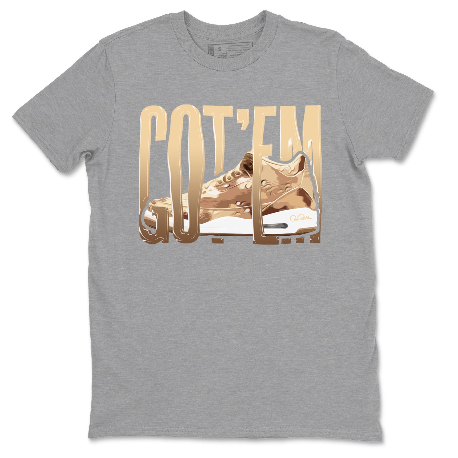 AJ3 Desert Camo shirts to match jordans Wiggling Gotem sneaker match tees Air Jordan 3 Desert Camo SNRT Sneaker Tees streetwear brand Heather Grey 2 unisex cotton tee