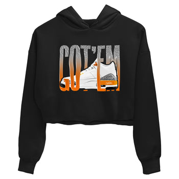 3s Georgia Peach shirt to match jordans Wiggling Gotem sneaker tees Air Jordan 3 Georgia Peach SNRT Sneaker Release Tees Black 2 crop length shirt