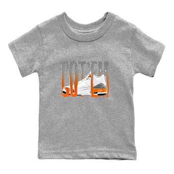 3s Georgia Peach shirt to match jordans Wiggling Gotem sneaker tees Air Jordan 3 Georgia Peach SNRT sneaker release tees baby toddler Heather Grey 2 cotton Shirt