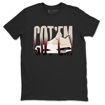 4s A Ma Maniere x Fossil Stone shirts to match jordans Wiggling Gotem sneaker match tees Air Jordan 4 A Ma Maniere x Fossil Stone match shoes to clothes SNRT Sneaker Tees unisex cotton Black 2 shirts
