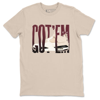 4s A Ma Maniere x Fossil Stone shirts to match jordans Wiggling Gotem sneaker match tees Air Jordan 4 A Ma Maniere x Fossil Stone match shoes to clothes SNRT Sneaker Tees unisex cotton Sand 2 shirts