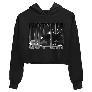 4s Fear shirts to match jordans Wiggling Gotem sneaker match tees Air Jordan 4 Fear match shoes to clothes SNRT Sneaker Tees unisex cotton Black 2 crop tee