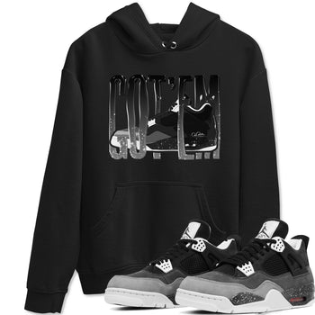 4s Fear shirts to match jordans Wiggling Gotem sneaker match tees Air Jordan 4 Fear match shoes to clothes SNRT Sneaker Tees unisex cotton Black 1 shirts