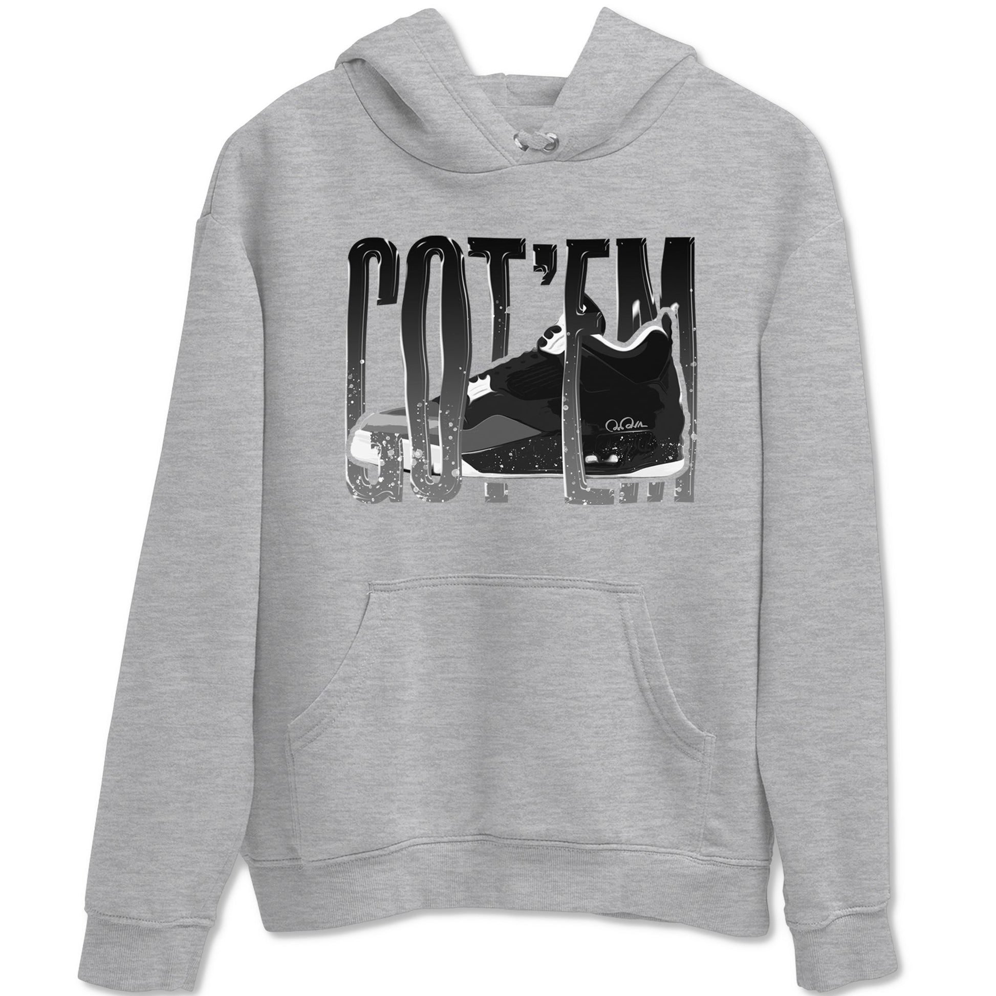 4s Fear shirts to match jordans Wiggling Gotem sneaker match tees Air Jordan 4 Fear match shoes to clothes SNRT Sneaker Tees unisex cotton Heather Grey 2 shirts