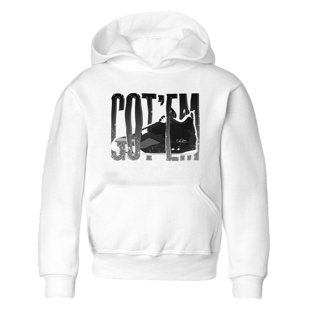 4s Fear shirts to match jordans Wiggling Gotem sneaker match tees Air Jordan 4 Fear match shoes to clothes SNRT Sneaker Tees Youth Baby White 2 tee