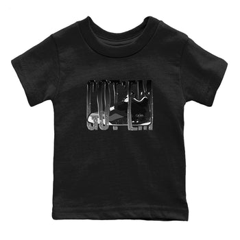 4s Fear shirts to match jordans Wiggling Gotem sneaker match tees Air Jordan 4 Fear match shoes to clothes SNRT Sneaker Tees Youth Baby Black 2 tee