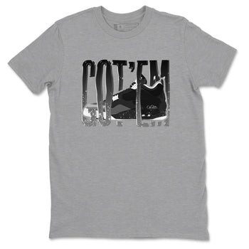 4s Fear shirts to match jordans Wiggling Gotem sneaker match tees Air Jordan 4 Fear match shoes to clothes SNRT Sneaker Tees unisex cotton Heather Grey 2 shirts