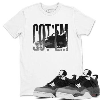 4s Fear shirts to match jordans Wiggling Gotem sneaker match tees Air Jordan 4 Fear match shoes to clothes SNRT Sneaker Tees unisex cotton White 1 shirts