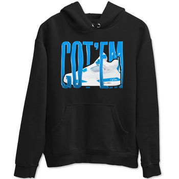 AJ4 Military Blue shirt to match jordans Wiggling Gotem sneaker tees Air Jordan 4 Military Blue SNRT Sneaker Release Tees unisex cotton Black 2 crew neck shirt