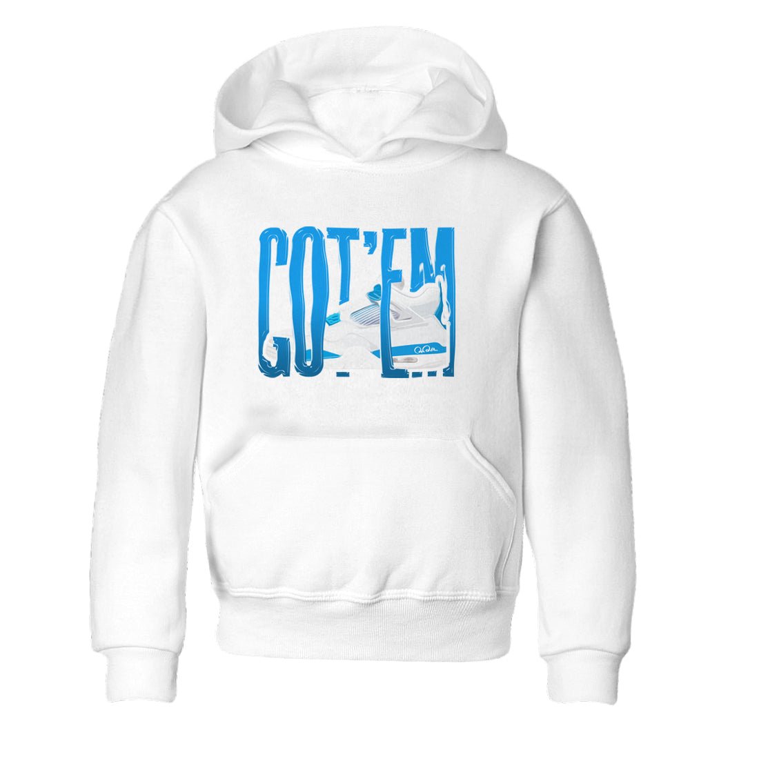 AJ4 Military Blue shirt to match jordans Wiggling Gotem sneaker tees Air Jordan 4 Military Blue SNRT sneaker release tees baby toddler White 2 cotton Shirt