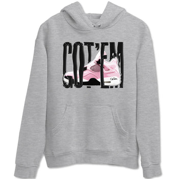 4s Retro Orchid shirts to match jordans Wiggling Gotem sneaker match tees Air Jordan 4 WMNS Orchid match shoes to clothes SNRT Sneaker Tees unisex cotton Heather Grey 2 shirts