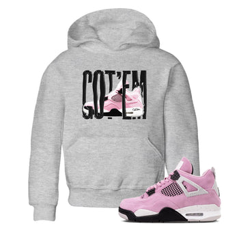 4s Retro Orchid shirts to match jordans Wiggling Gotem sneaker match tees Air Jordan 4 WMNS Orchid match shoes to clothes SNRT Sneaker Tees Youth Baby Heather Grey 1 tee