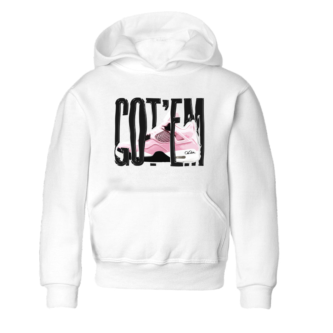 4s Retro Orchid shirts to match jordans Wiggling Gotem sneaker match tees Air Jordan 4 WMNS Orchid match shoes to clothes SNRT Sneaker Tees Youth Baby White 2 tee