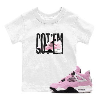 4s Retro Orchid shirts to match jordans Wiggling Gotem sneaker match tees Air Jordan 4 WMNS Orchid match shoes to clothes SNRT Sneaker Tees Youth Baby White 1 tee