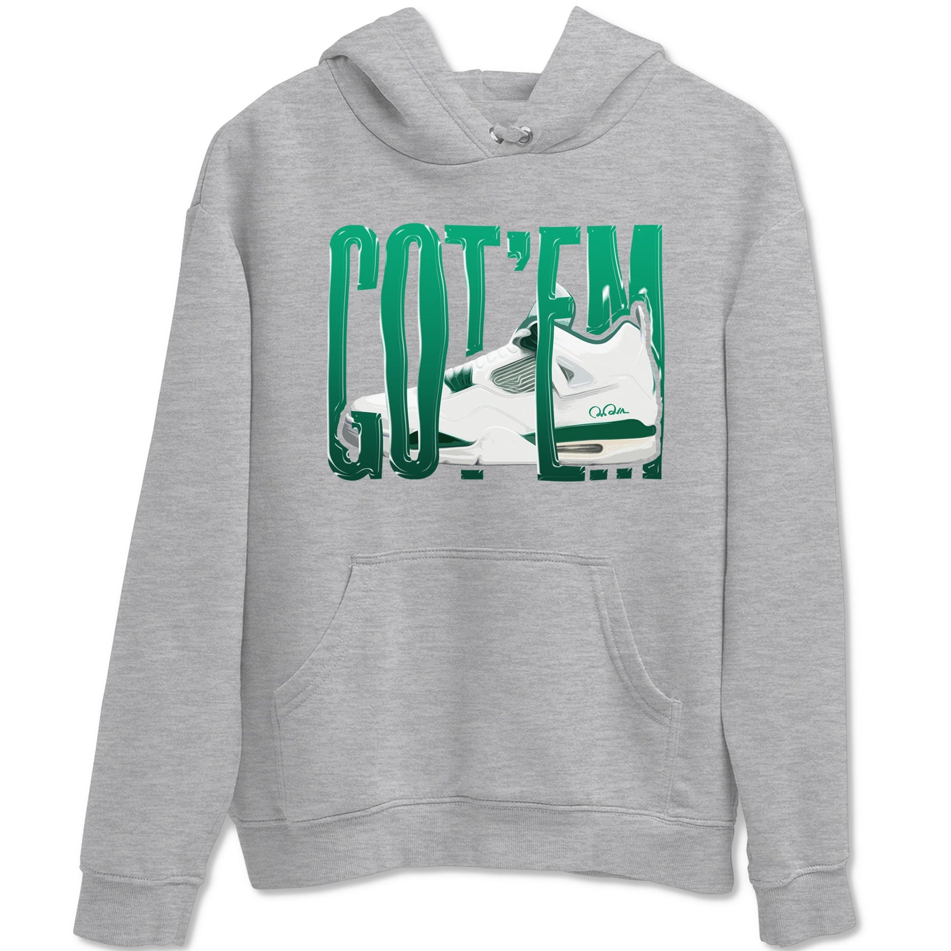 4s Oxidized Green shirts to match jordans Wiggling Gotem sneaker match tees Air Jordan 4 Oxidized Green SNRT Sneaker Tees streetwear brand Heather Grey 2 unisex cotton tee