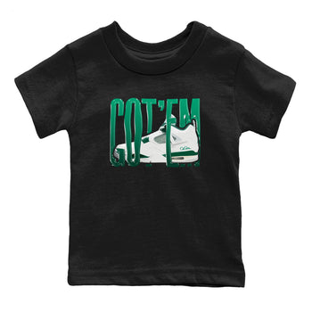 4s Oxidized Green shirts to match jordans Wiggling Gotem sneaker match tees Air Jordan 4 Oxidized Green SNRT Sneaker Tees streetwear brand Baby and Youth Black 2 cotton tee