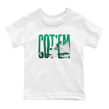 4s Oxidized Green shirts to match jordans Wiggling Gotem sneaker match tees Air Jordan 4 Oxidized Green SNRT Sneaker Tees streetwear brand Baby and Youth White 2 cotton tee
