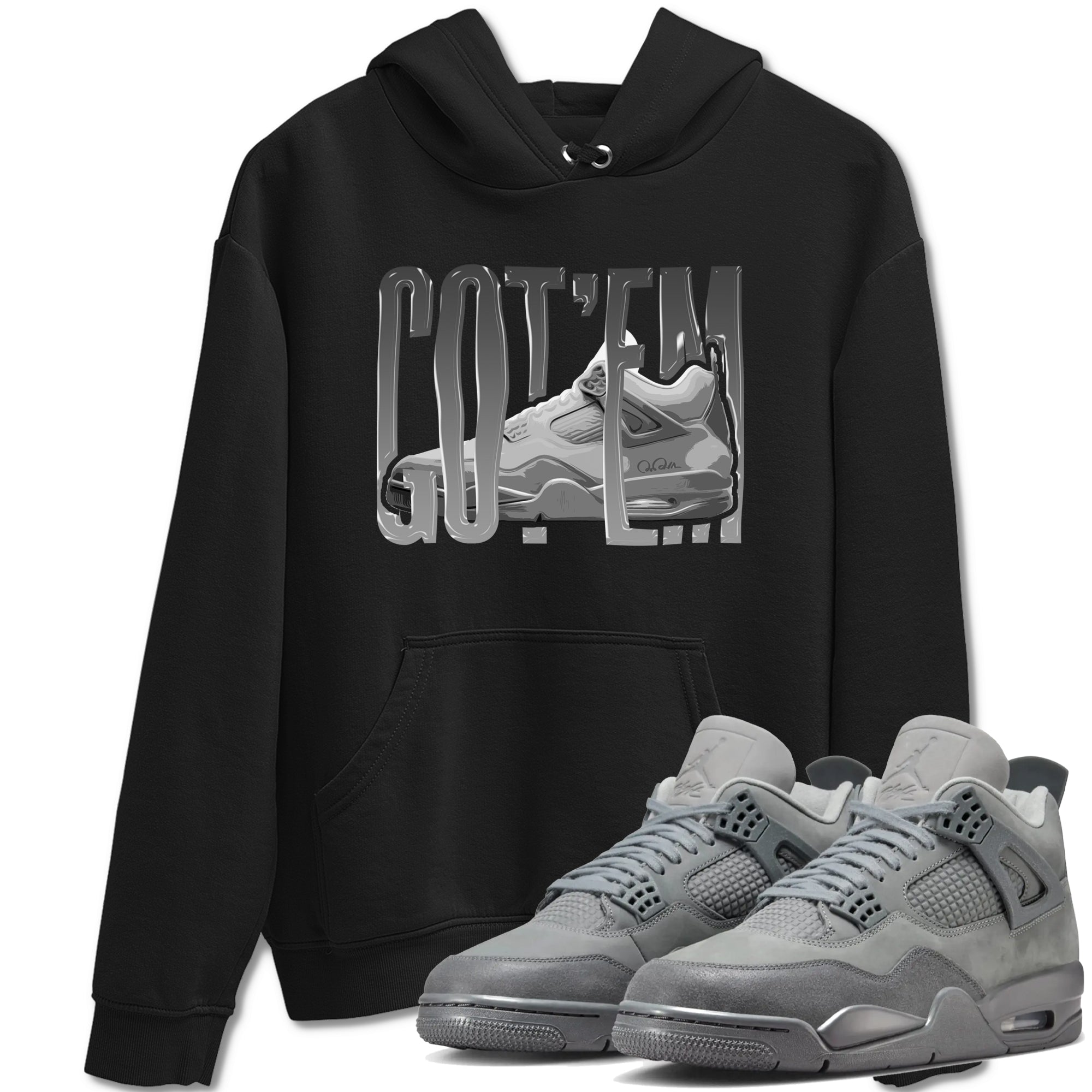4s Wet Cement shirts to match jordans Wiggling Gotem sneaker match tees Air Jordan 4 SE Wet Cement SNRT Sneaker Release Tees unisex cotton Black 1 crew neck shirts
