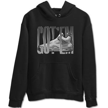 4s Wet Cement shirts to match jordans Wiggling Gotem sneaker match tees Air Jordan 4 SE Wet Cement SNRT Sneaker Release Tees unisex cotton Black 2 crew neck shirts