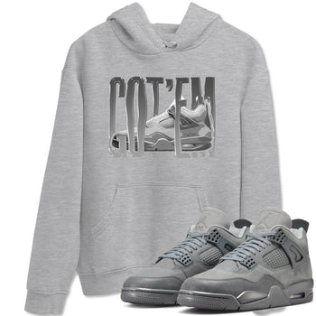 4s Wet Cement shirts to match jordans Wiggling Gotem sneaker match tees Air Jordan 4 SE Wet Cement SNRT Sneaker Release Tees unisex cotton Heather Grey 1 crew neck shirts